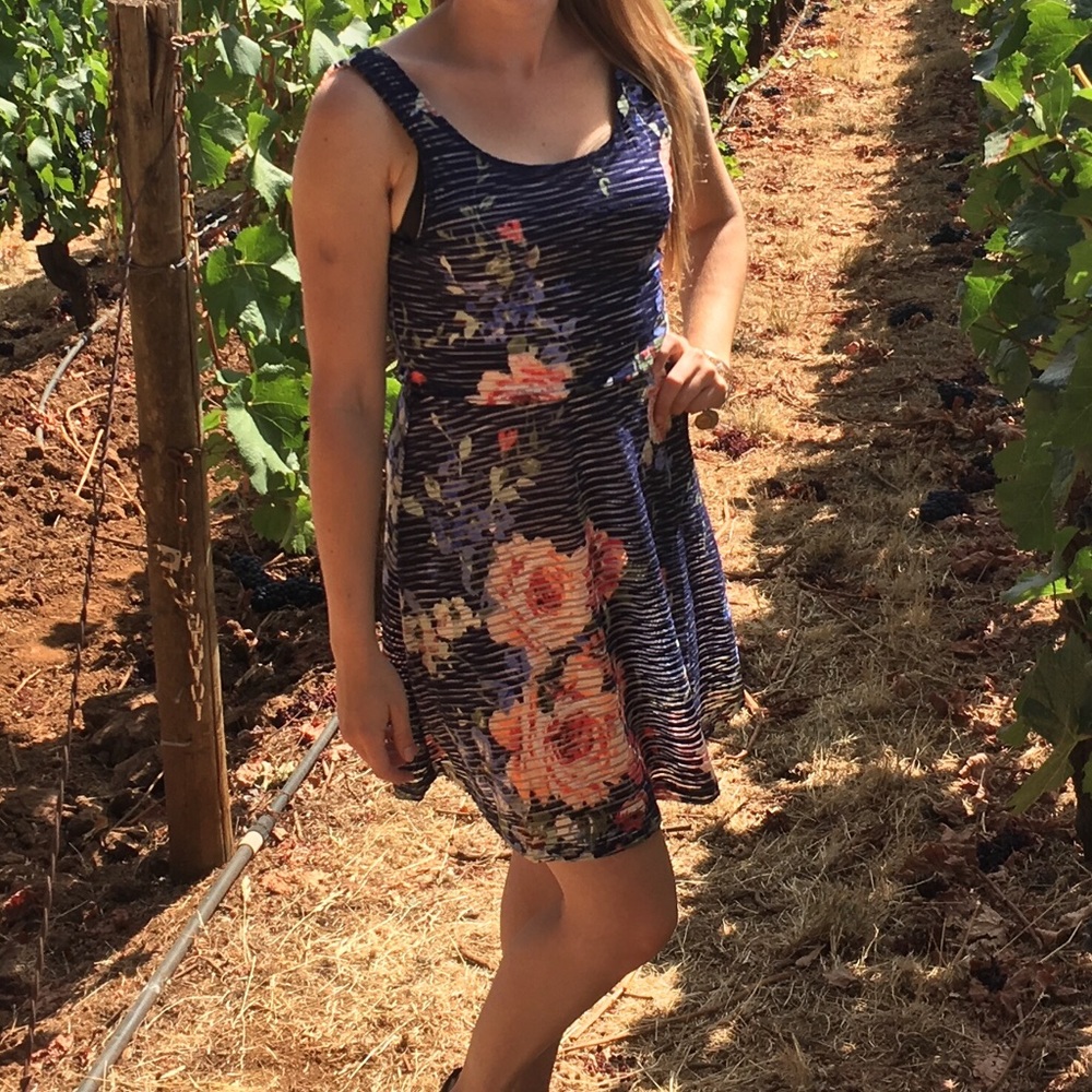 Three Pink Hearts Trixxi Floral Dress